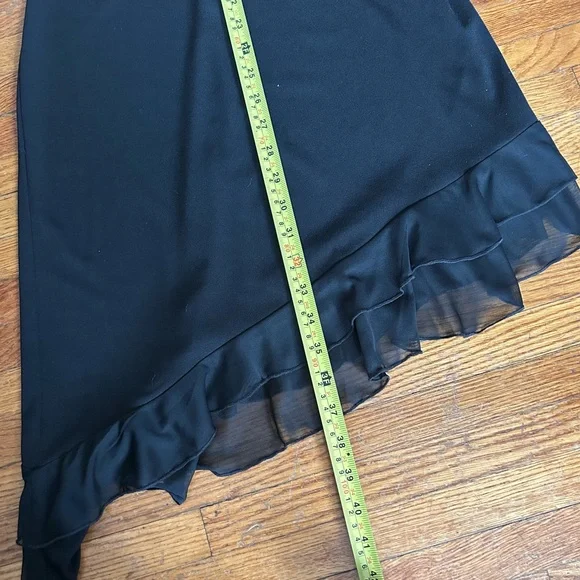 City Triangles Black Asymmetrical Ruffle Dress - Picture 7 of 7